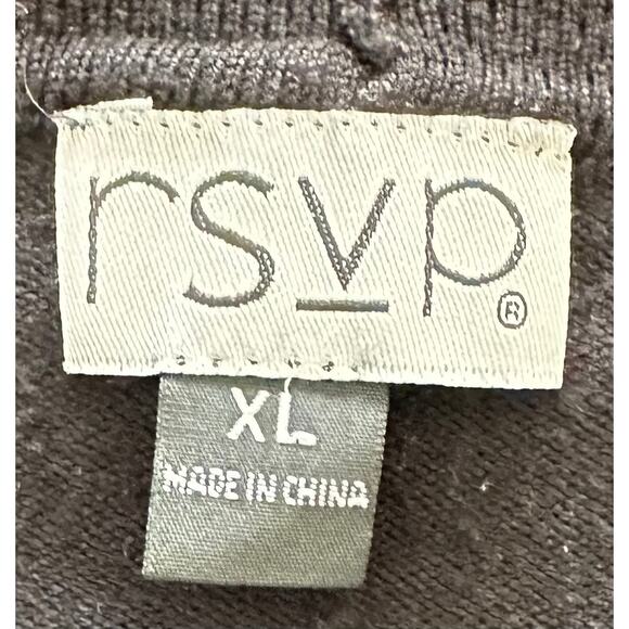 RSVP -Black Open Cardigan- XL - Picture 5 of 9
